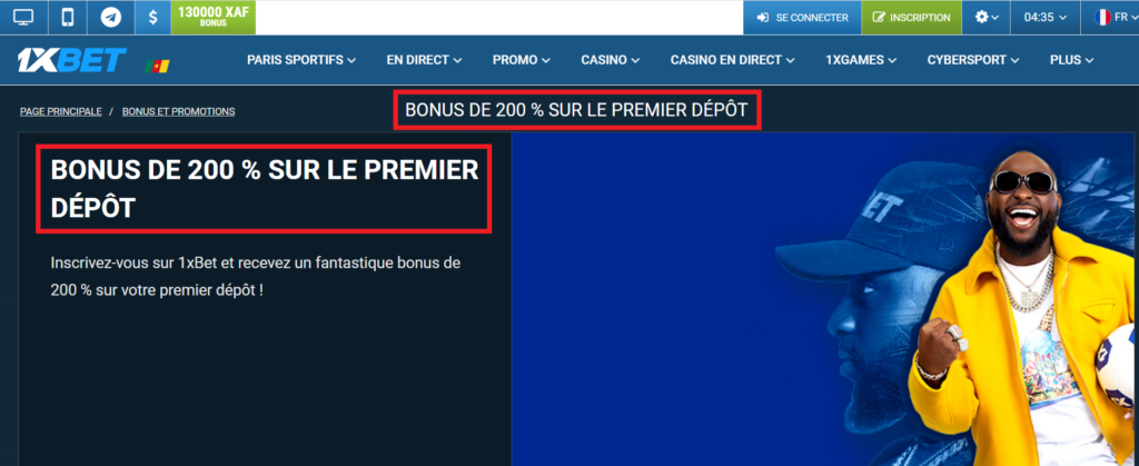 Réclamer un bonus 1xBet et d'autres incitations similaires