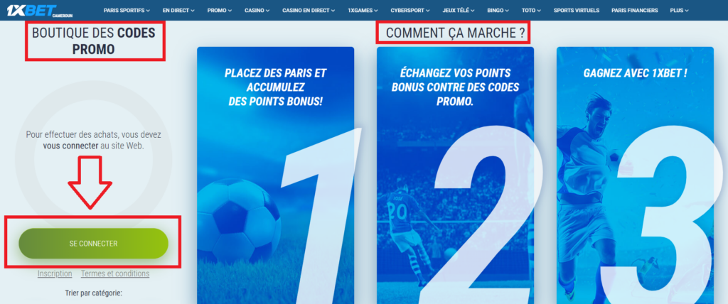 Réclamer un code promo 1xBet utile